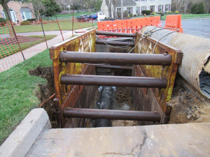 Steel Trench Box in Upper Dublin, PA